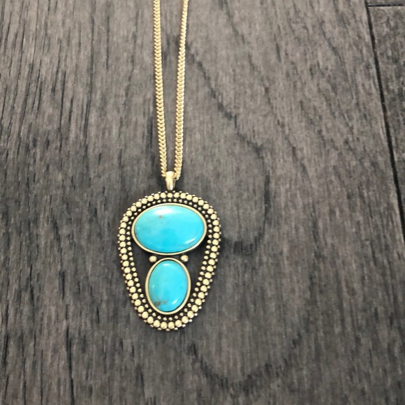 💝HP6/22💝Lucky Brand Woman’s turquoise necklace - Picture 4 of 7